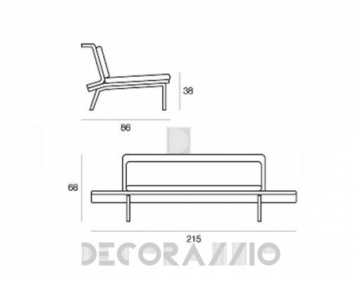 Диван Fasem Wing Sofa   215 - Wing Sofa   215