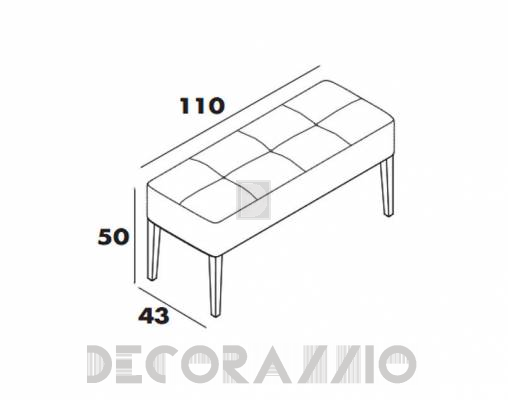 Банкетка Target Point SP501 6608 - SP501 6608