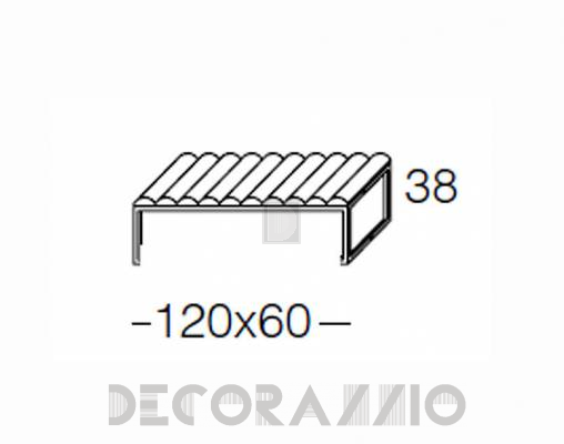 Пуф Bosal manhattan Bench 120x60 - manhattan Bench 120x60