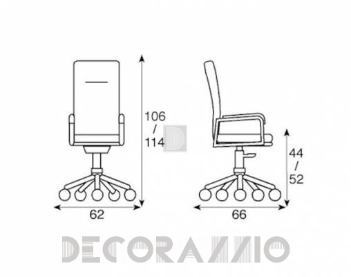 Кресло офисное Fasem Norman   D - Norman   D