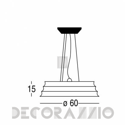 Светильник  потолочный подвесной Penta C’hi - 9907-24-WH