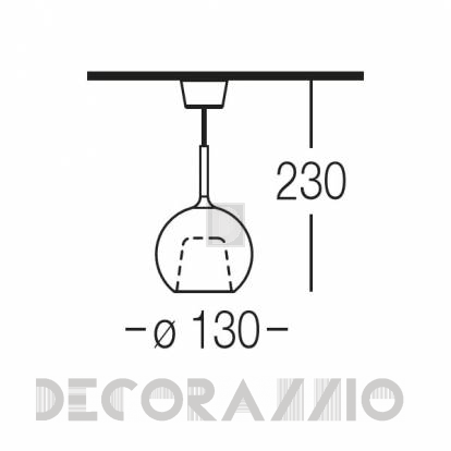 Светильник  потолочный подвесной Penta Glo mini - 0811-20