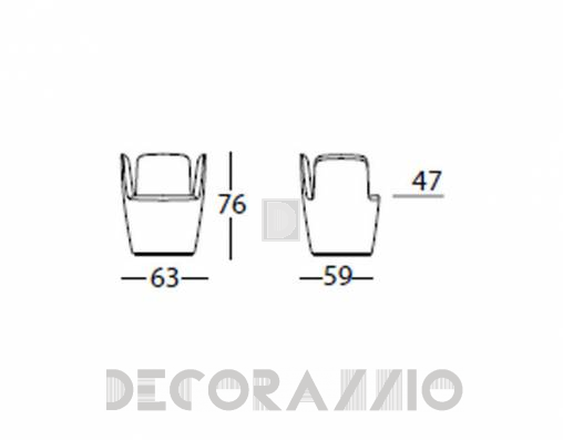 Кресло Arflex 11569 brown - 11569 brown