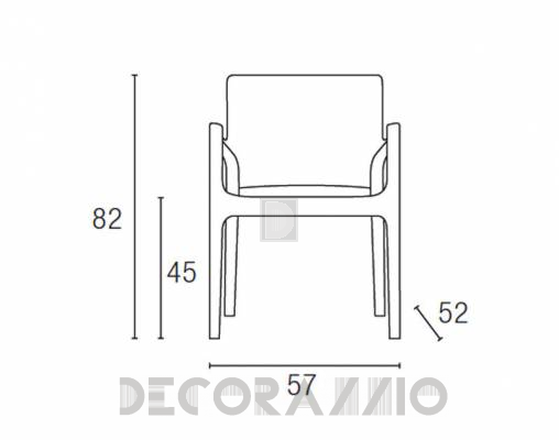 Кресло Contral 412 - 412 BCO bianco