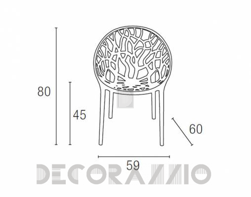 Кресло Contral 413 - 413 BCO bianco