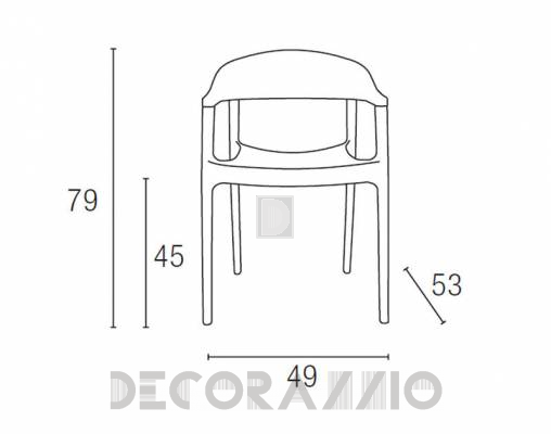 Кресло Contral 415 - 415 BCO TRA