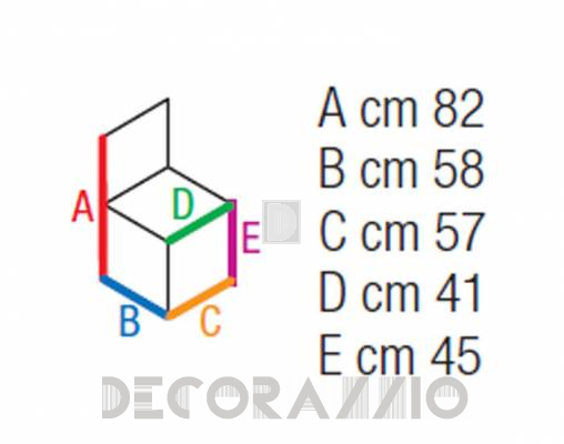 Кресло Contral 770 - 771 14 marrone