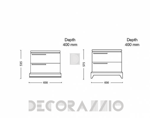 Тумба прикроватная Lineas Taller OM60P - OM60P