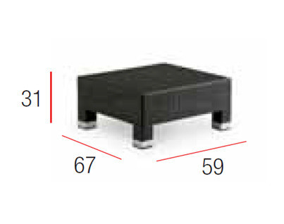 Приставной столик Contral 539 BCO bianco - 539 BCO bianco