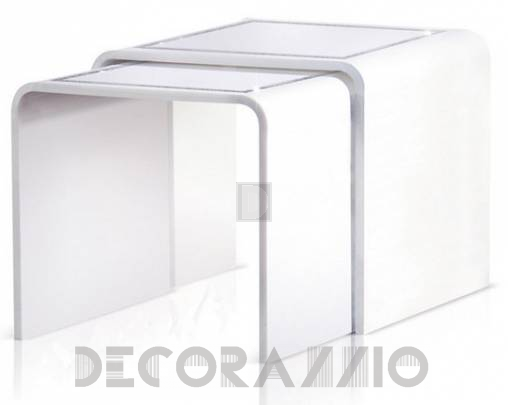 Приставной столик Acrila Nesting tables Black Whit - Nesting tables Black Whit