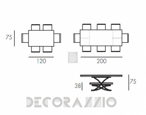 Кофейный, журнальный столик Target Point TA150 Moka  Dark brown 2209 - TA150 Moka  Dark brown 2209