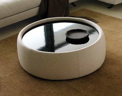 Кофейный, журнальный столик Dema Table Pouf cm. 62 - Table Pouf cm. 62