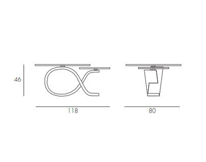 Кофейный, журнальный столик Target Point TL207 - TL207