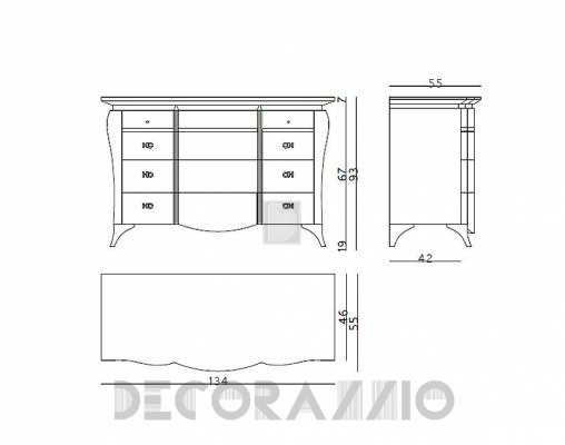 Комод Carpanese 3073 - 3073