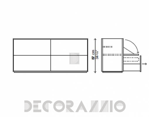 Комод Kristalia 30ALL12AC - 30ALL12AC