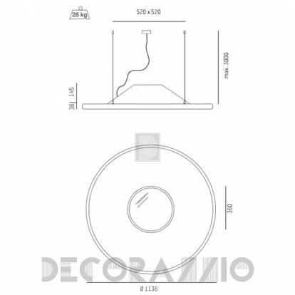 Светильник  потолочный подвесной Molto Luce LAYER - 551-2005