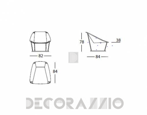 Кресло Arflex 11779 white - 11779 white