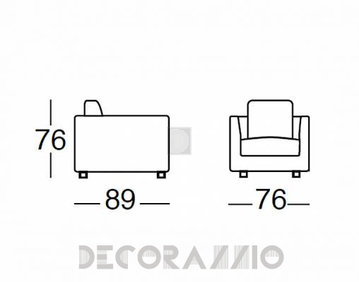 Кресло Bosal cambio Armchair 76 - cambio Armchair 76