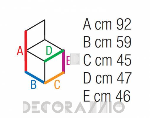 Стул Contral 200 - 200 GR