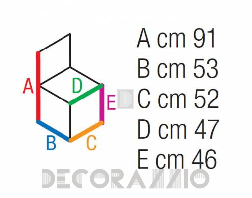 Стул Contral 300 - 300 BL