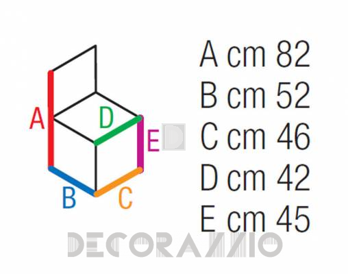 Стул Contral 404 - 404 02 bordeaux