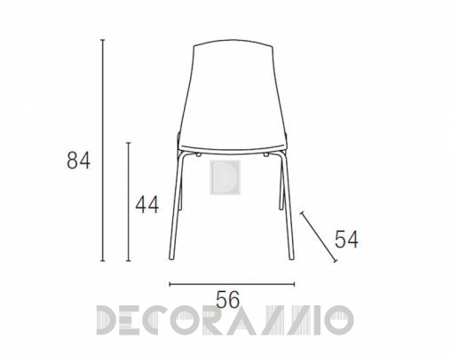 Стул Contral 414 - 414 BCO bianco