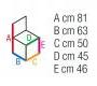 Стул Contral 720 - 720 10 bianco