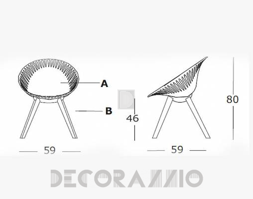 Стул Casprini AZHAR - AZHAR wood 3