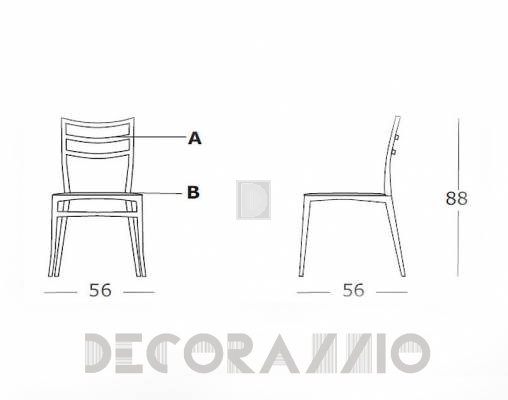 Стул Casprini SABRINA - SABRINA hard seat 2