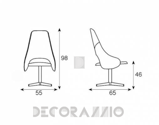 Стул Fasem Tender - Tender   Tall   Base croce