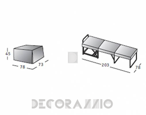 Кофейный, журнальный столик Rigosalotti PI631 - PI631