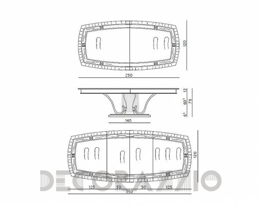 Обеденный стол Carpanese 3003 - 3003