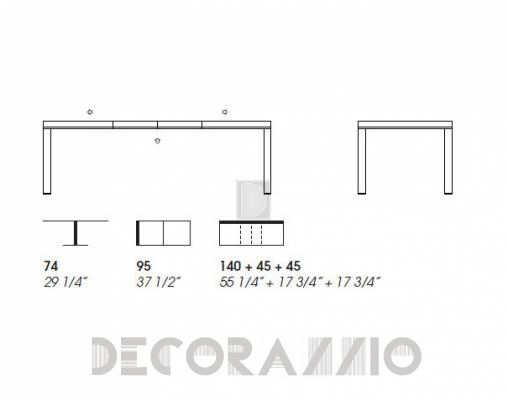 Обеденный стол Potocco 815 TR2 - 815 TR2