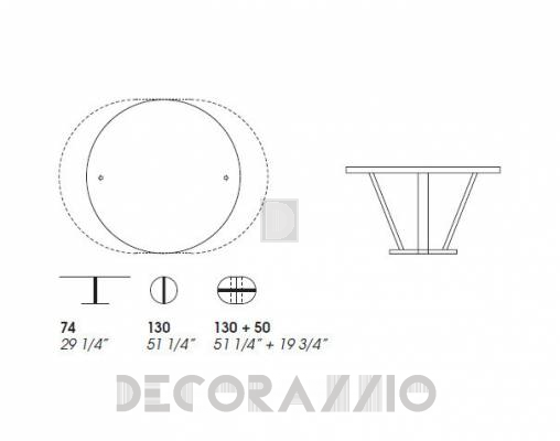 Обеденный стол Potocco 830 T - 830 T