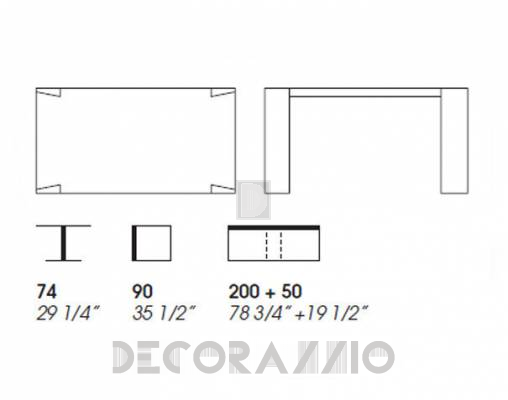 Обеденный стол Potocco 838 TR1 - 838 TR1