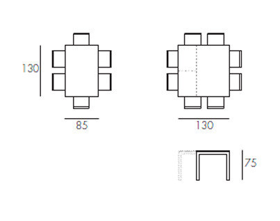 Обеденный стол Target Point TA154 Lilla  Lilac 2035 - TA154 Lilla  Lilac 2035