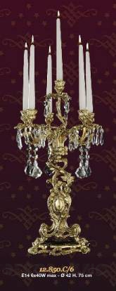 Светильник  настольный (Настольная лампа) Arredoluce Light, gold and crystal - 12.850C-6