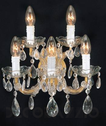 Светильник  настенный накладной Arlati Maria Theresa Wall-Lamps - 1556-5CC GP