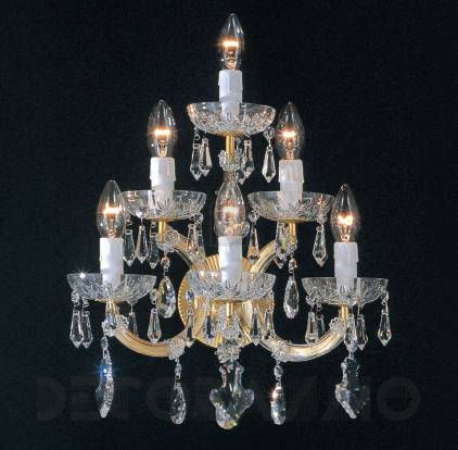 Светильник  настенный накладной Arlati Maria Theresa Wall-Lamps - 3291-6CC GP