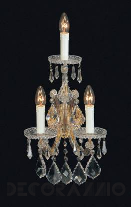 Светильник  настенный накладной Arlati Maria Theresa Wall-Lamps - 3107-3CC GP