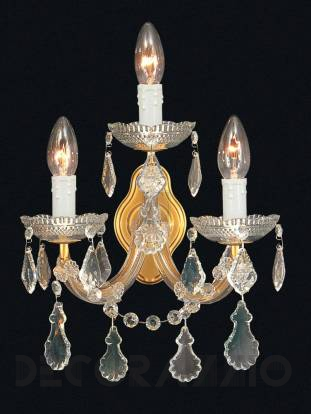 Светильник  настенный накладной Arlati Maria Theresa Wall-Lamps - 2814-3CC GP