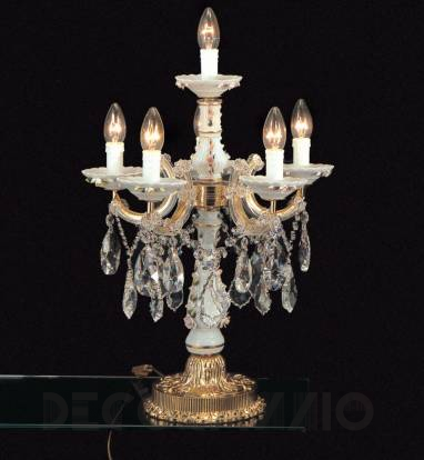 Светильник  настольный (Настольная лампа) Arlati Maria Teresa Table-Lamps with Porcelain - 1629-5+1CC GP