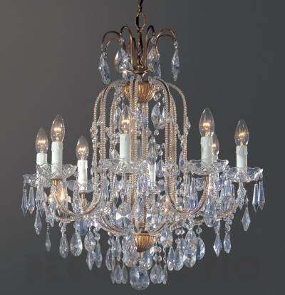 Светильник  потолочный подвесной Arlati Beaded Chandeliers - 3336-8CC GP