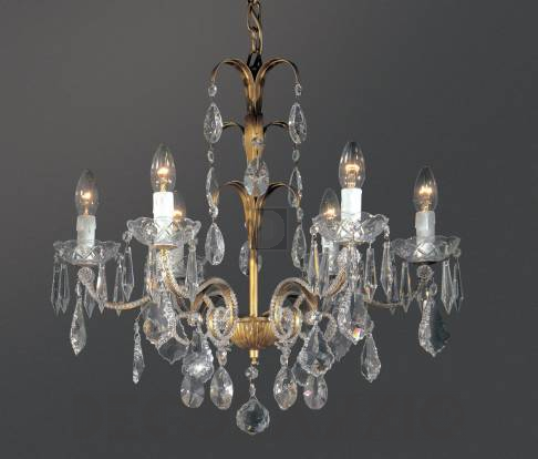 Светильник  потолочный подвесной Arlati Beaded Chandeliers - 3350-6CC GP