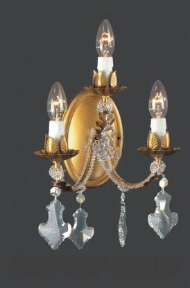 Светильник  настенный накладной Arlati Beader Wall-Lamps - 3341-3CC GP