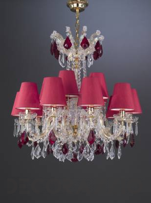 Светильник  потолочный подвесной Arlati Chandelier - 3386-10+5CC GP