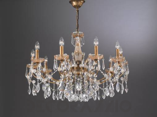 Светильник  потолочный подвесной Arlati Chandelier - 3391-10CC GP