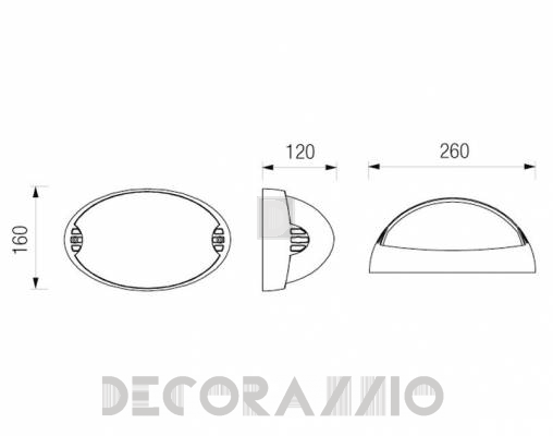 Светильник уличный настенный накладной (Бра) Boluce 9040.00X - 9040.00X