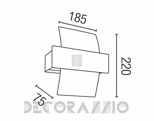 Светильник  настенный накладной (Бра) Faro 29003 - 29003