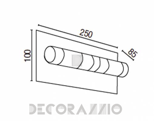 Светильник  настенный накладной (Бра) Faro 62976 - 62976